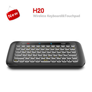 [Vktech] 2.4GHz Backlit Wireless Keyboard IR Leaning Remote Control Touch Screen Touchpad Keyboard Wireless Colorful LED Adjustable Brightness for Smart TV Box