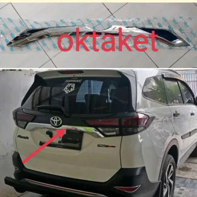 trunk lid list bagasi belakang All new Rush Terios 2018 2020 2022 Gr Sport Sporty Chrome
