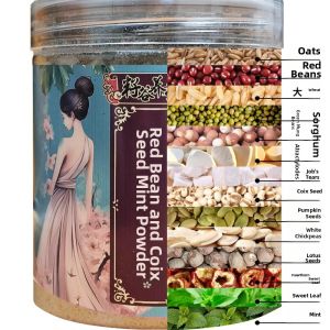 Nutritious Black Sesame Goji Berry Five Red Powder Fresh Grind Satiety Breakfast Alternative Grains Beverage Black Rice Flour