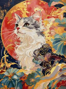 500/1000/1200/2000PCS Jigsaw Puzzle Moonlit Cats Whisper Night Scene Art For Adults Great Weekend Relaxation And Family Fun