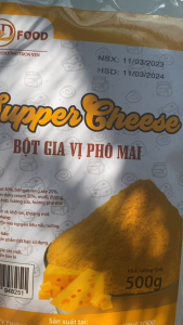 Bột phô mai supper cheese dùng để chế biến các món ăn 500g
