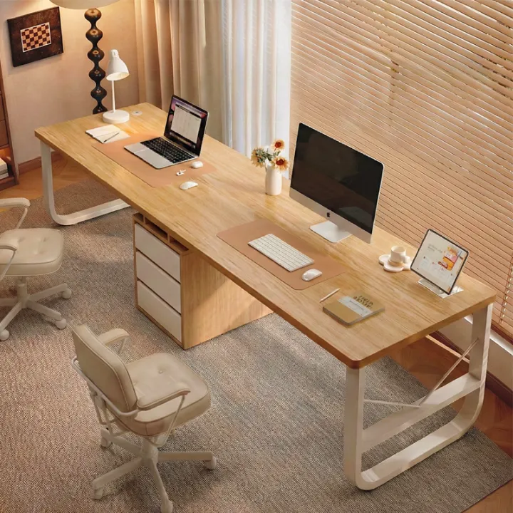 Modern Style Computer Desk with Drawer Home Office Writing Desk Simple ...