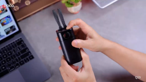 Pin Sạc dự phòng Hoco Q59 Chispeante PD65W dung lượng 20000mAh có CCC tích hợp 2 dây cáp