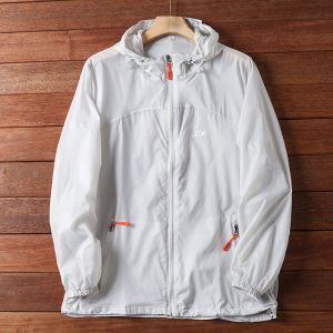Ultra-Value Large Mens Outdoor Lightweight Breathable Hooded Sun Protection Clothing Skin Jacket Fashion Urban Style Summer