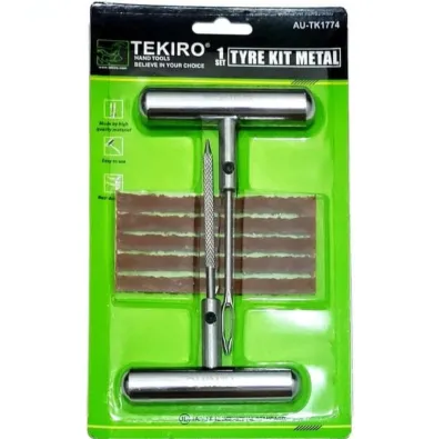 Alat Tambal Ban Tubeless Gagang Besi 1 Set Tekiro Original Termurah
