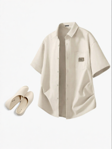 Jeanswest | Áo Sơ Mi Nam Hè Dáng Rộng Tay Ngắn Làm Mát
