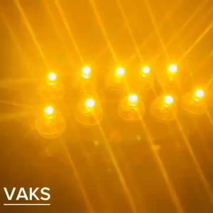 Combo 5 Quả cầu bi led mini - VÀNG ĐẬM ko chớp – Trang trí đồ thủ công handmade lung linh