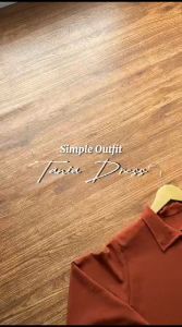 LONG DRESS TANIA KOREAN STYLE CRINKLE