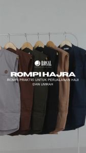 ROSAL HAJRA: Rompi Sholat Haji & Umrah untuk Muslim Pria