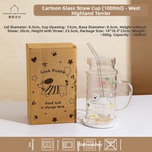 MODERN SWEETHOME | Heat Resistant Glass Cup Large Capacity