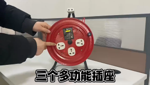 Supertools TST‑EWCR 15M 30M 50 Meters Heavy‑Duty Cable Reel Extension Cord Portable Power Cable Extension Reel with Safety Breaker for Workshop Farm & Outdoor Jobs