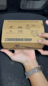 ไฟหน้าจักรยาน ไฟจักรยานดิจิตอลแบบชาร์จ ไฟรถจักรยาน ไฟจักรยานด้านหน้า ไฟปั่นจักรยานกลางคืน กันน้ํา