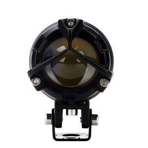 KEVANLY | 1/2pcs Motorcycle LED Light Dual Color Stobe Headlight Motor Fog Lights Red Rings Led Auxiliary Driving Lamp Spotlight 12V