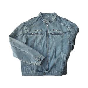 OUMULONG | Áo Khoác Denim Phong Cách Đường Phố Mỹ Chất Lượng Cao