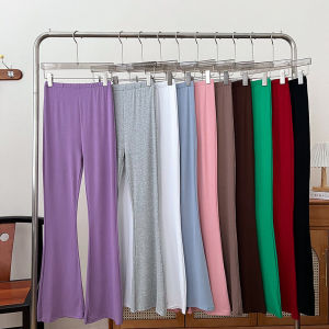 เซ็กซี่ หลากหลาย สูง เอว ขากว้าง กางเกง หลวม Fit ความยาวพื้น ลำลอง กางเกงขายาว สําหรับผู้หญิง ฤดูร้อน แฟชั่น หลวม เอวยืดหยุ่น