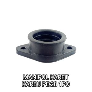 MANIPOL KARET UNIVERSAL PE 28 - Intake Manipul Insulator Untuk Karbu NINJA PE-28 - DD 35mm  DL 45mm  JLB 60mm
