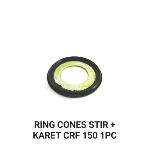 Ring Cones Stir CRF 150 (Harga Per 1 PCS) - Reng Plat Kancingan Mur Mor Komstir Comstir Kones Stir Setir Stang + Karet Honda Trail CRF 150L