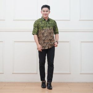 BAJU BATIK PRIA LENGAN PENDEK MURAH