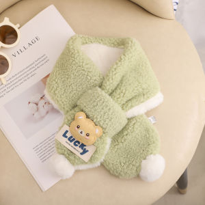 Warm Fleece Baby Scarf Neck Warmer for Girls And Boys Childrens Winter Clothes Adorable Plush Scarf Cozy Infant Neck Cover