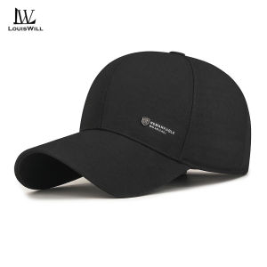 หมวกเบสบอล LouisWill สำหรับผู้ชายฤดูร้อนหมวกเบสบอลกลางแจ้งหมวกบางเฉียบหมวกบังแดดหมวกเบสบอลระบายอากาศแฟชั่นกันแดดหมวกปรับได้หมวกกีฬากลางแจ้งออกกำลังกาย