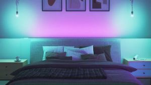 Nanloeaf Essentials Lightstrip Expansion Kit (1m) Each 16M+ Colors  Circadian Lighting Thread Enabled Low Latency - NL55-0001LS-1M