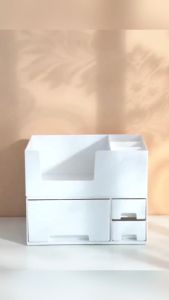 Detachable Cosmetic Storage Box Kotak Kosmatic Cosmetics Organiser Makeup Box