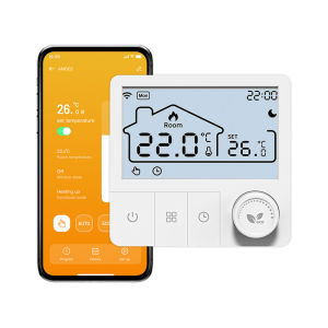 Tuya Smart Wifi Heating Thermostat Battery Wifi Thermostat Gas Boiler Thermostat Temperature Controller Alexa Google Home Alice