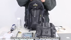 กระเป๋าเป้ปีนเขา 40L กระเป๋าเป้เดินทาง สะพายหลัง กันน้ำ