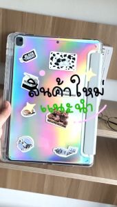 เคสไอแพดแกนYหลังใสอะคริลิค แยกฝาได้แบบ2in1 ปรับเปลี่ยนทรงได้ 9แบบforipad Air6 11inch Air4 5 gen7 gen8 gen9 10.2 mini6 pro 11 pro 12.9(2018-2022)2024 วัสดุอะคริลิค case