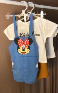 9 Shop Jumpsuit Anak Perempuan Overall MINIEMOUS Terbaru Gratis Kaos Jumsuit Dress Umur 3-5 tahun Setelan Jumper Playsuit Kartun Anak-anak Cewek