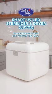 Baby Safe LBV01 Smart UV Led Sterilizer and Dryer Sterilisasi Pengering Perlengkapan Bayi