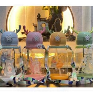 BOTOL MINUM BENTUK TANDUK RUSA/ BOTOL MINUM RUSA 600ML DENGAN TALI