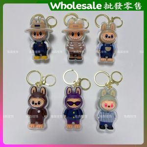 Promotional Acrylic Keychain Soft Plush Toy Protective Shell Bag Ornament Childrens Gift Creative Festival Supplies