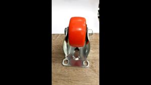 Roda Troly Troli PVC Caster orange 21/2 inch 1 set : 4pcs ( 4 Mati )