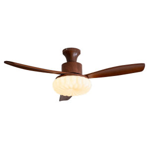 FANCY LAMP CLUB | Modern Retro Eye-Protective Wooden Fan Light