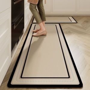 VIMAMA Quick Dry Diatomite Entry Rug - Non-Slip Kitchen Floor Mat Absorbent Oil-Resistant Bath Mat Lightweight & Easy to Clean