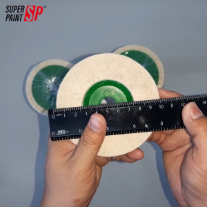 Wool Polishing Sponge Polishing Wool 4" 100mm Polish Pads Disc Span Buffing Wheel Angle Grinder Mata