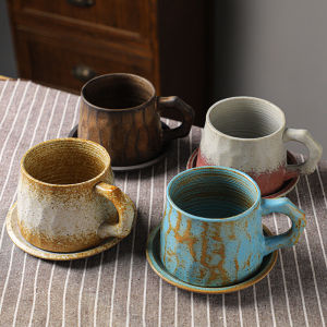 Retro Large Capacity Handmade Japanese Style Coffee Cup Set