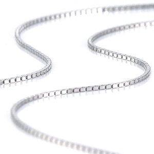 Chow Sang Sang 周生生 950 Pure Platinum Pt950 Price-by-Weight Plain Chain Necklace 45cm 03816N