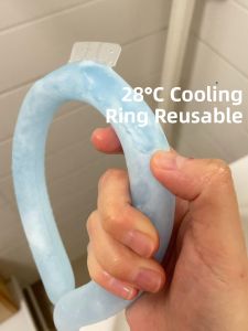 Neck Cooling Ice Circle Hanging Neck Circle Summer Heat Relief Cool Neck Ring Summer Temperature Reducing Essential