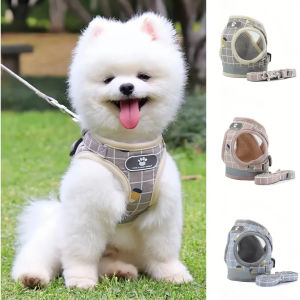 Pet Dog Harness Leash Set Adjustable Reflective Cat Dog Kitten Vest Harness Small Medium Pet Puppy Collar Harness Pet Supplies