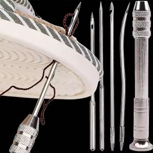 10PCS Leather Sewing Needles Kit Punch Hole Stitching Needles for Shoes Tent Canvas Bag Heavy Fabric DIY Handmade Craft Repair Tools
