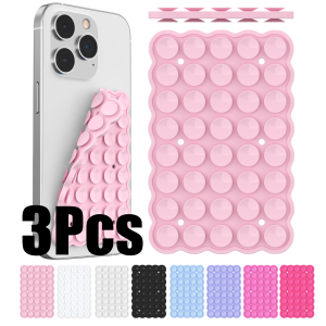 Giá Đỡ Điện Thoại Bằng Silicon Đa Chức Năng Có Thể Tháo Rời Hai Mặt Chống Trượt Đế Hút Cao Su Đa Năng Để Hỗ Trợ Treo Tường