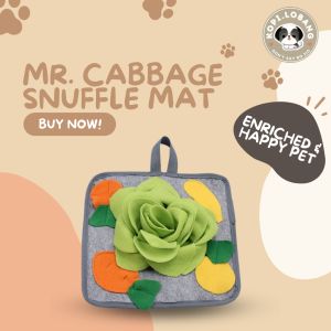 ✅[SG] MR. BLUE ROSE SNUFFLE MAT ★ Nosework Training ★ FREE Enrichment e-Guide Worth $7 ★ Pet Enrichment ★ SG Stock ★ Kopi Lobang
