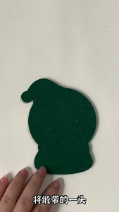 Christmas Theme DIY Shake Joy Ornament Kit Children Non-Woven Fabric Handmade Craft Materials Set Kids Toy Gifts