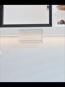 Elegant Transparent Tissue Holder Wall-Mounted Towel Dispenser for Bathroom