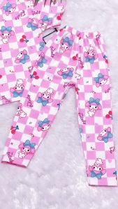 Baju tidur aak untuk 1-10 tahun/setelan anak perempuan/stelan anak cewek/setelan anak laki-laki/setelan cp full printing motif melody kotak 308 blinqshop