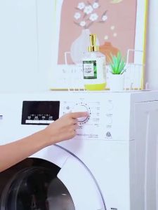 Fen Fang Clothes Washing Bag Portable Design Honeycomb Mesh Handbags Laundry Bag Melamine Sponge Handle Fine Knitwear