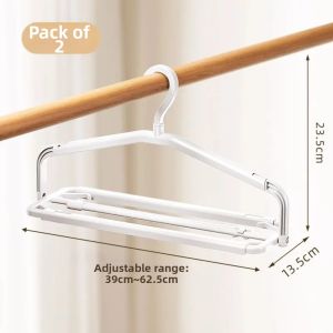 Extendable Anti-Slip Multi-Function Coat Hanger