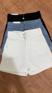 FAME Labelle - 508 Jeans Celana Pendek Wanita Highwaist Boyfriend Premium